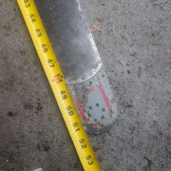 Vintage 48" Oregon Roller Nose Chainsaw Bar - .404 Pitch - Large Stihl Mount (.54")
