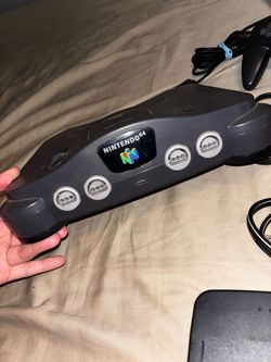 $65! Nintendo 64 Console  and Cables