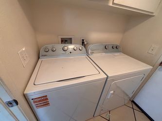 Washer and dryer