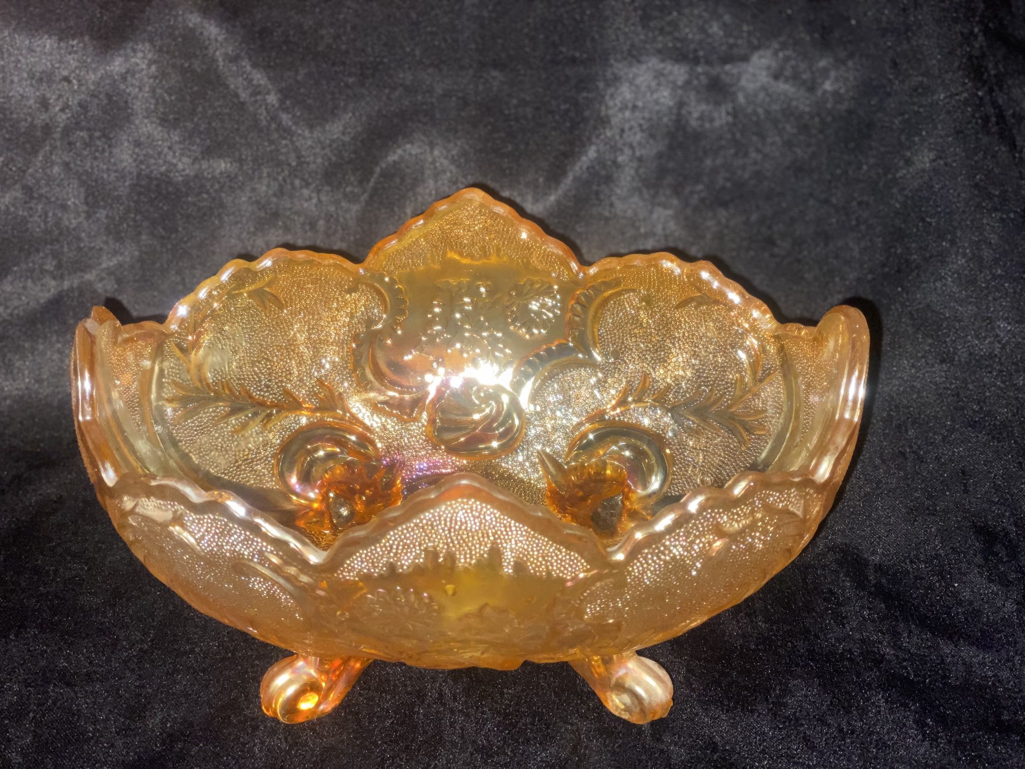 Carnival Footed Fruit Bowl