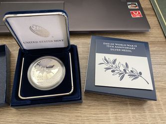 End of World War II 75th Anniversary Silver Medal
