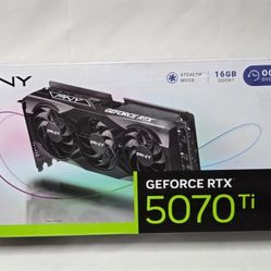 pny geforce rtx 5070 Ti 16gb GDDR7 5.0 graphics card tripe fan 