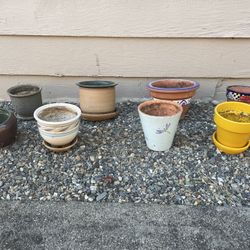 Various Flower Pots - $1.00 Each