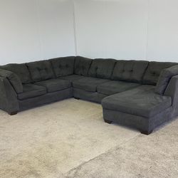Gray Sectional Couch Sofa *Free Delivery*