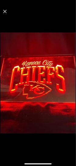 CHIEFS  3D LED  Lighted Sign
