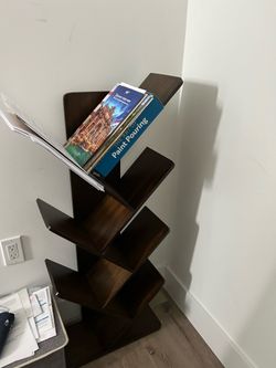Small corner book shelf