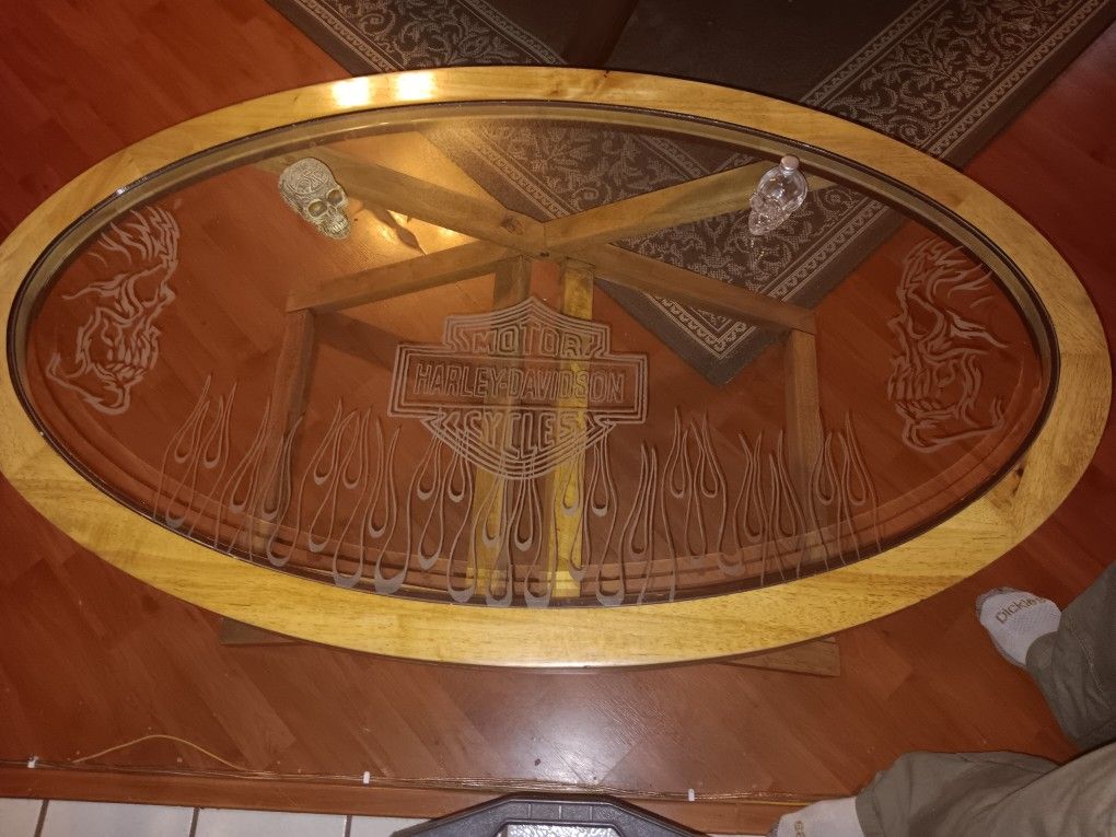 Coffee Table Made From Tek Wood