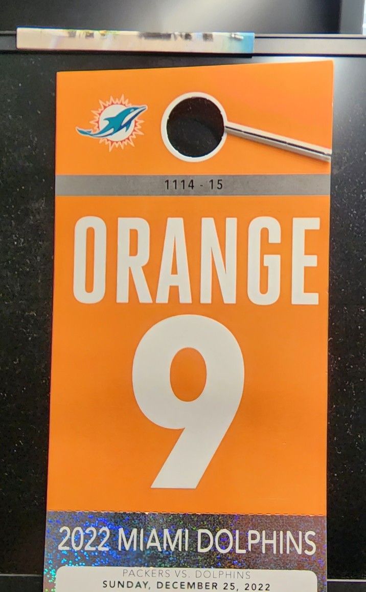 Dolphins Packers Orange Pass