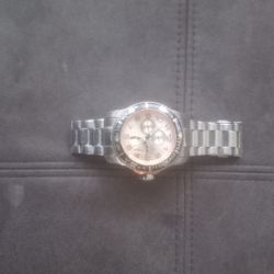 Invicta Men's Divers Watch Rose Gold Silver Tone