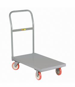 LITTLE GIANT Platform Truck: 1,200 Ib, 48 in L x 24 in W x 7 3/4 in H Deck, Solid, 14 ga Deck, Std Item 8DK84 Mfr. Model T-720-UPS