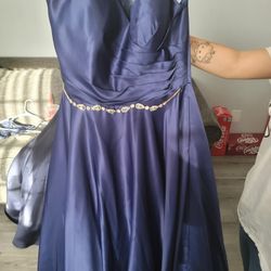Navy Blue Gown