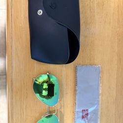 Ray Ban Polarized Sunglasses Green Lens