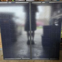 100w (200w Total) 12v Solar Panels (Pair) H004