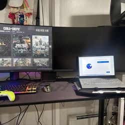 ROG Zephyrus G14 gaming laptop / Dell 32 inch 4k curve monitor bundle