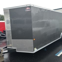 8.5x24ft Enclosed Vnose Trailer Brand New Car Truck Motorcycle ATV Hauler Moving Storage
