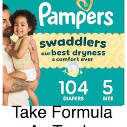 Pampers Swaddlers Size 5 Diapers Pañales 
