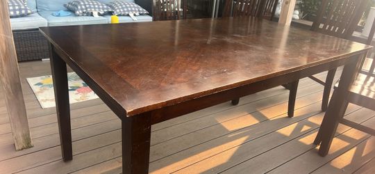 Dark Wood Dining Table
