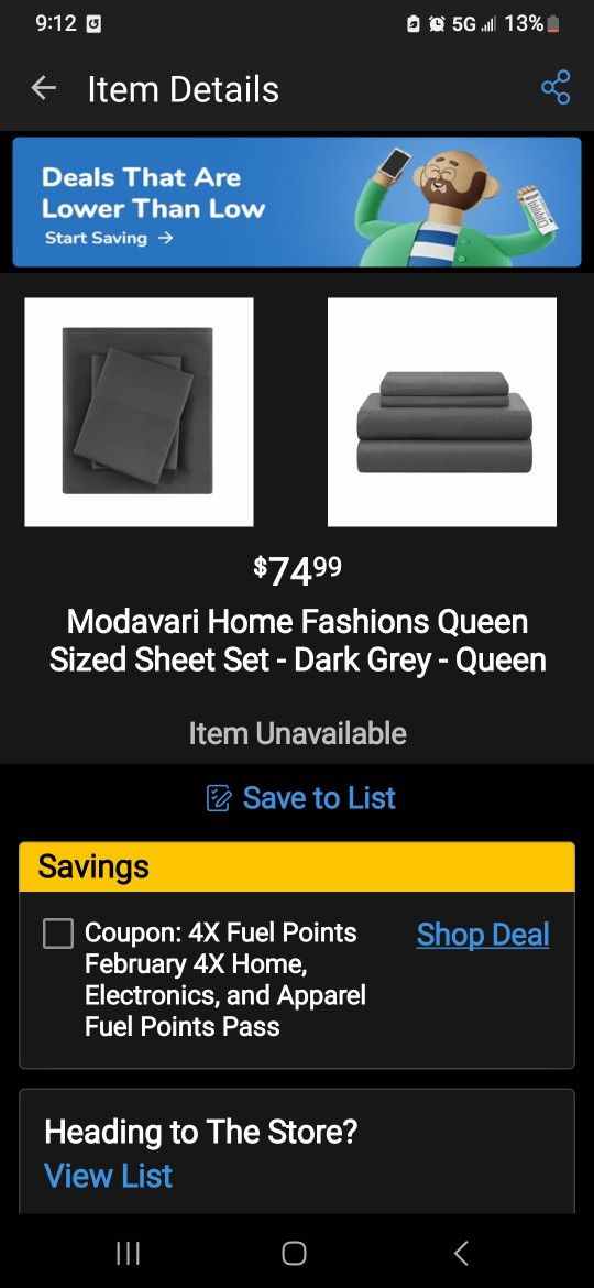 Modavari Home Fashions Queen Sized Sheet Set