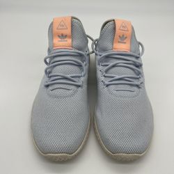 Adidas Originals PW Tennis Hu W B41884 Lace Up Light Blue Womens Shoes Size 8.5
