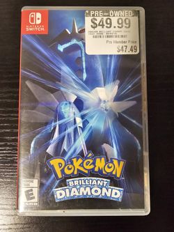 Nintendo Switch Game, Pokémon Brilliant Diamond, Excellent Condition