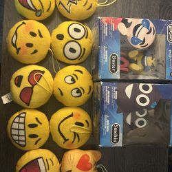 Emoji Plushies/ Figures 