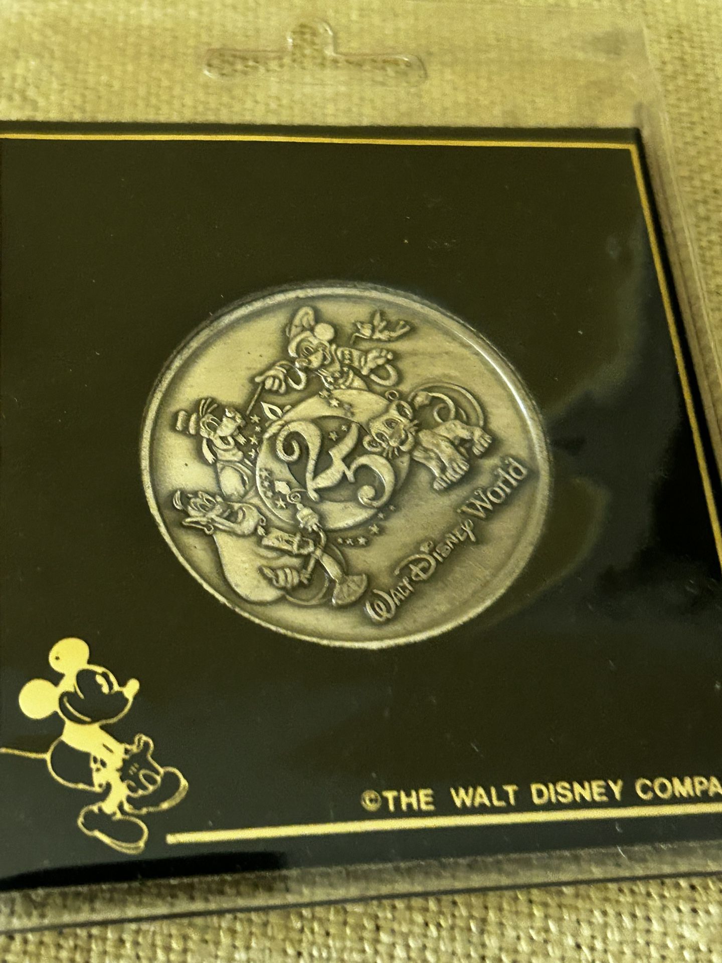 Disney Coin 25 Year Anniversary