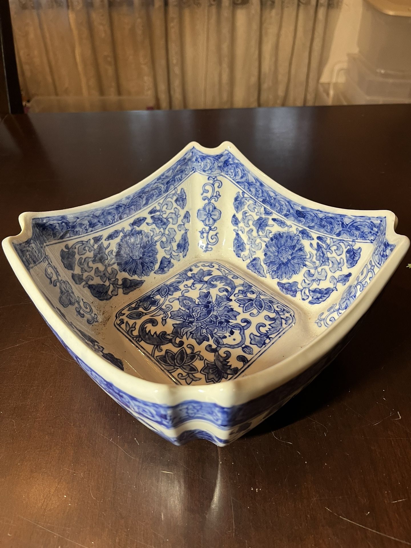 Blue & White Decorative Bowl