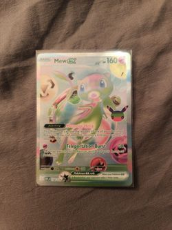 Mew ex Full Art Pokémon Card 158/128