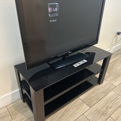 TV Stand & 42 In LG TV (Not Smart)