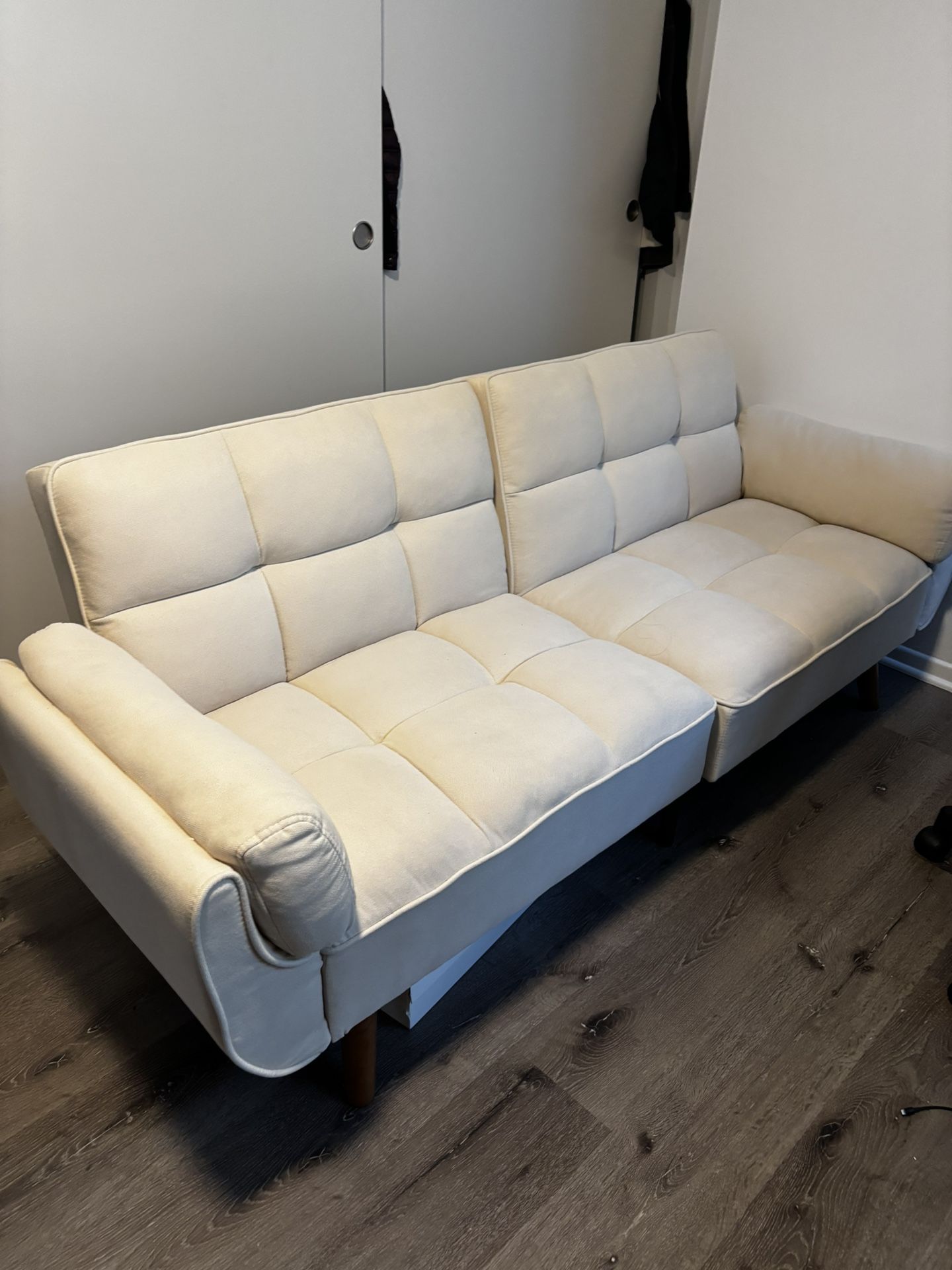 Cream futon