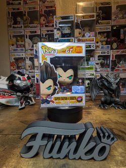 FUNKO POP: DRAGONBALL: Super Saiyan 4 Vegeta Flocked CHASE!