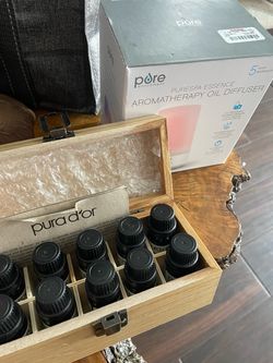 Diffuser with essential oils