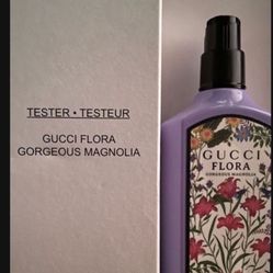 Gucci Flora Gorgeous Magnolia Eau de Parfum with Berries and Patchouli 3.3 O.Z New but comes in a tester box Pick up location in the city of Pico Rive