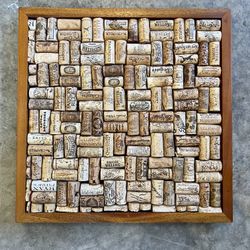 wine cork board 16” square