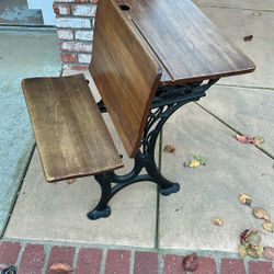 Antique Student Desk