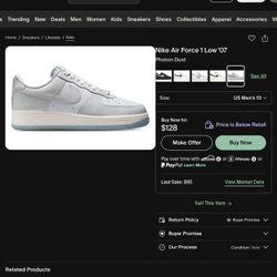 Nike Air Force 1 Low '07 Photon Dust