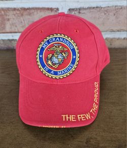 MY GRANDSON IS A MARINE HAT