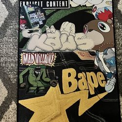 Kaws X Bape X Kanye Rug 