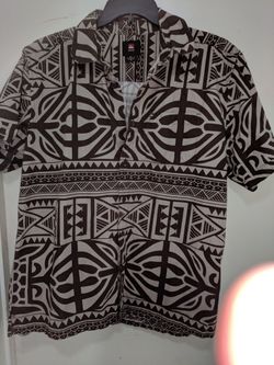 MEN'S QUICKSILVER COLLARED ALOHA SHIRT