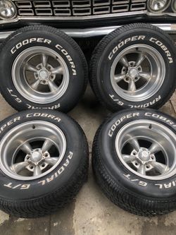 15” American racing wheels 5x5 Chevy Gmc c10 obs 15x10 eagle alloys