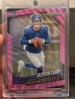 2025 Panini Prizm Jaxson Dart #332 QB RC Pink