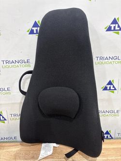 Black Lumbar Support Back Cushion