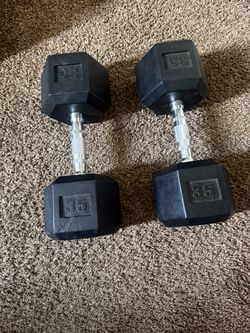 35 pounds dumbbells