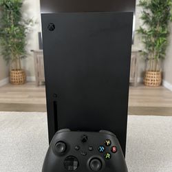 Xbox Series X Black 1TB Console with Original Black Controller and Box