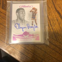 2019-19 Panini Flawless Elgin Baylor Auto/20