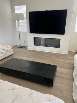 Restoration Hardware marble slap table Restoration Hardware marble coffee table