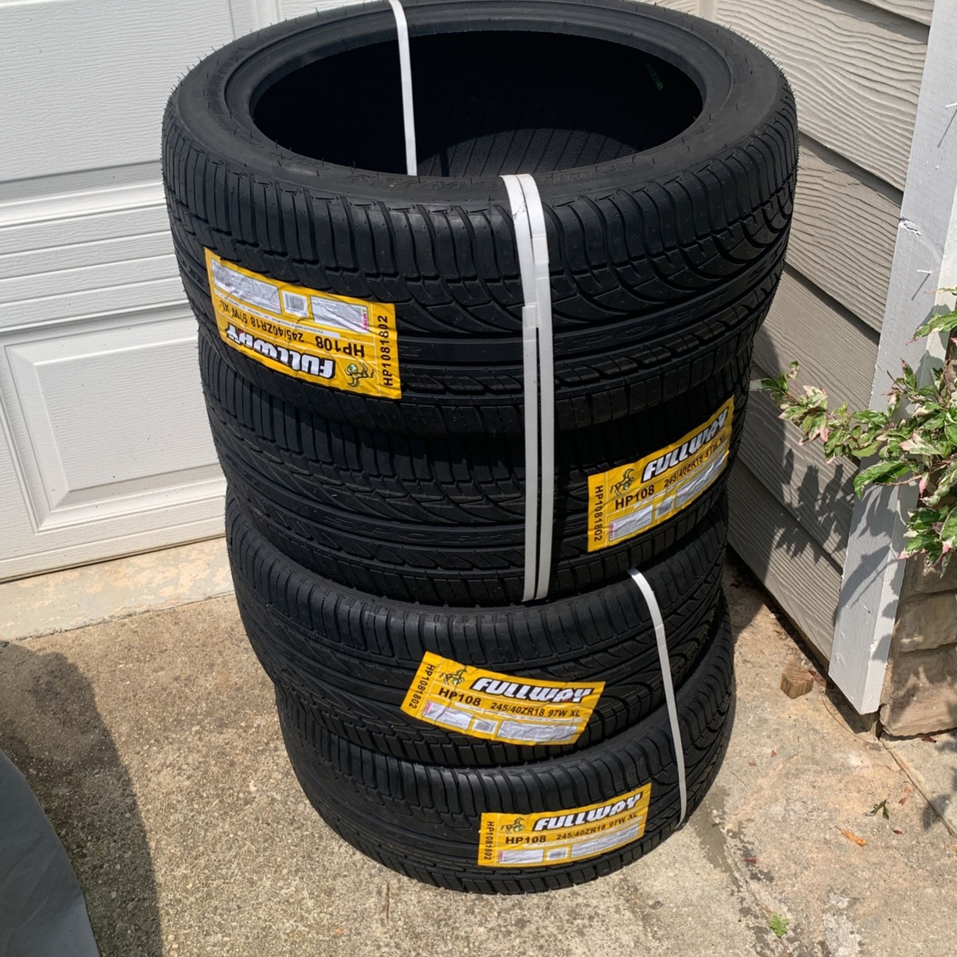 4 Brand New Tires 245/40ZR. R 18