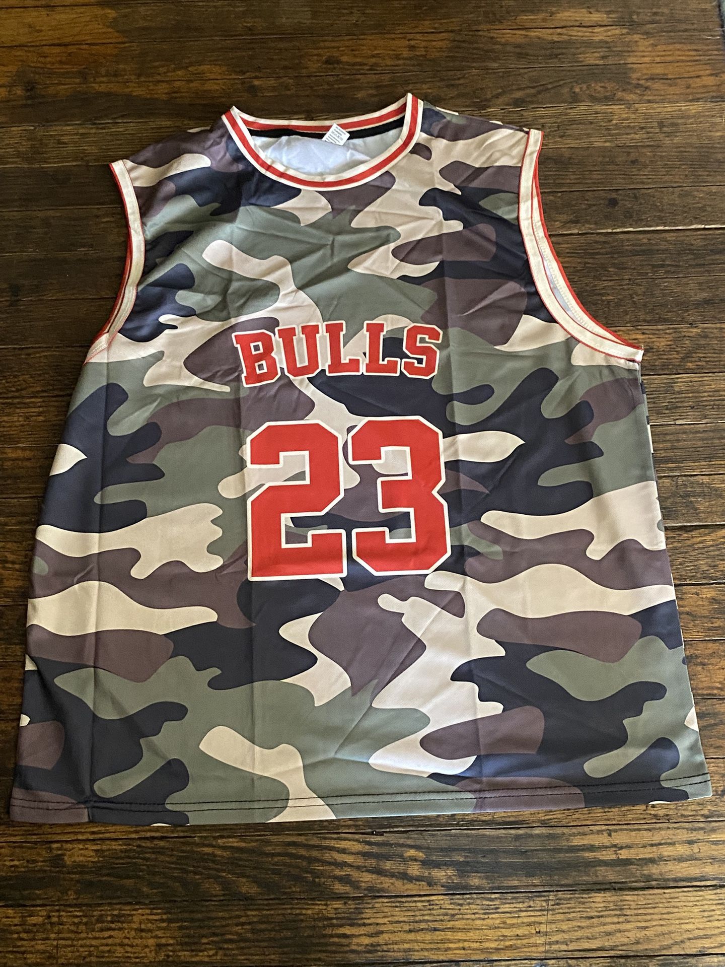 Brand New Customized Bulls Army jordan jersey size XL $ 30