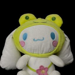 Cinnamoroll Dressed As A froggy  8 inch plushy 
