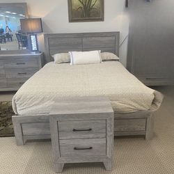 Queen Bedroom Set  No Mattress